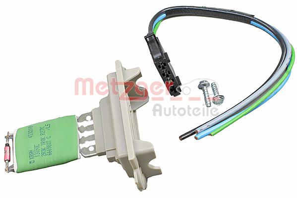 Rezistor, ventilator habitaclu 0917437 METZGER